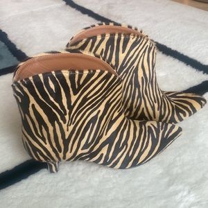 Paris Texas zebra booties, brand new, size 39